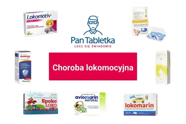 Produkty na chorobę lokomocyjną: Lokomotiv, Anaketon, Spoko LOKO, Aviomarin, Lokomarin, Sea-Band. Co na jelitówkę? Te preparaty pomogą w podróży.